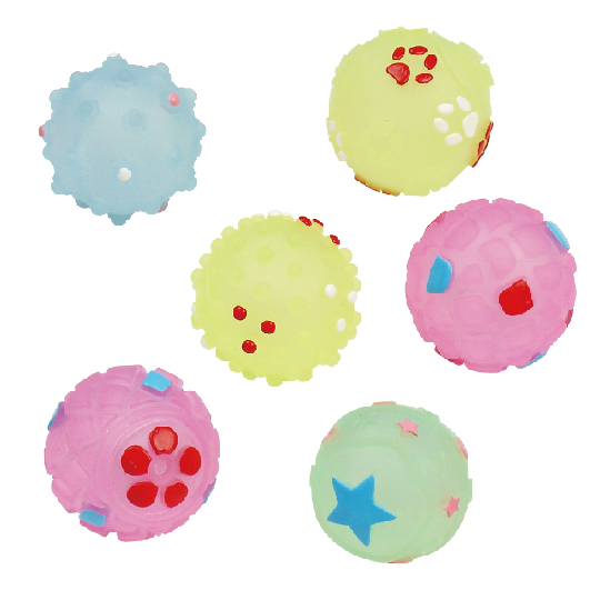 バラエティ パピーボール パステル 6P